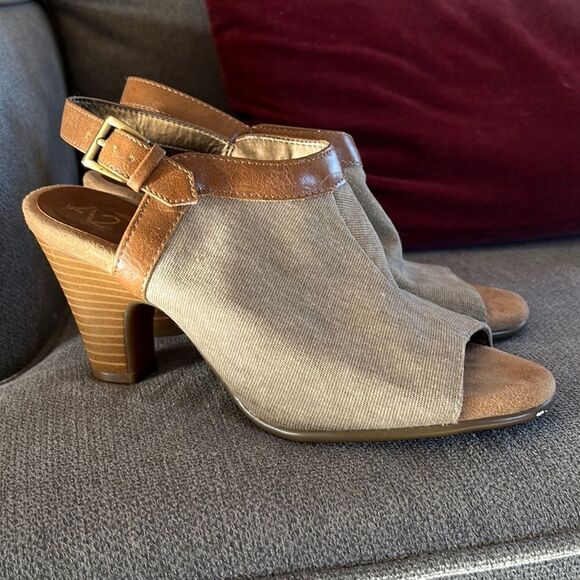Aerosoles A2 Heelrest High Heel Sling Back Sandel Size US 6 1/2 - Picture 1 of 9
